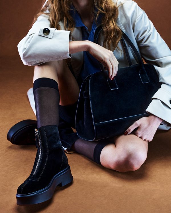 HEIDEE BAG BLACK SUEDE - Image 7