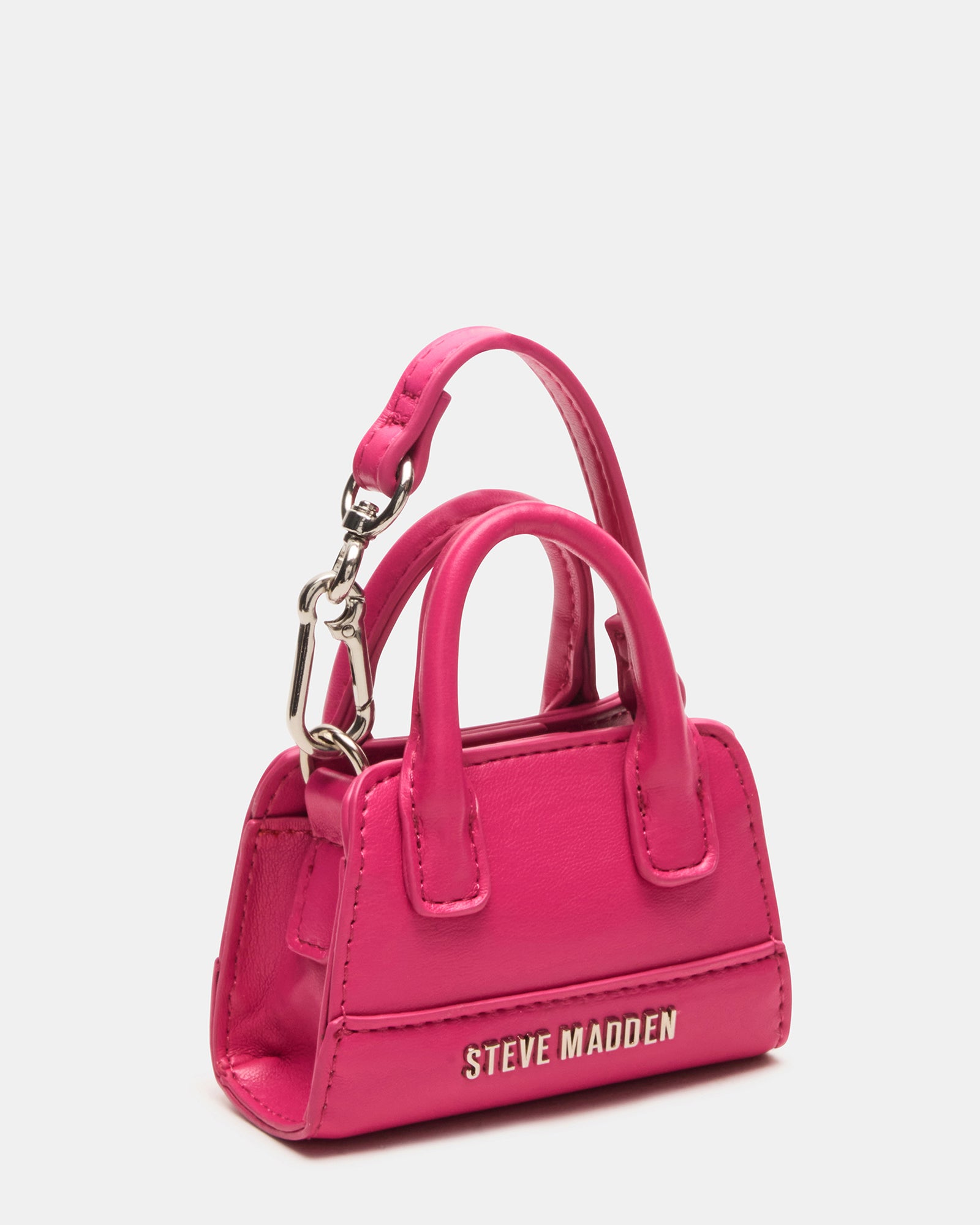 MICRO TOTE BAG CHARM FUCHSIA - Image 3