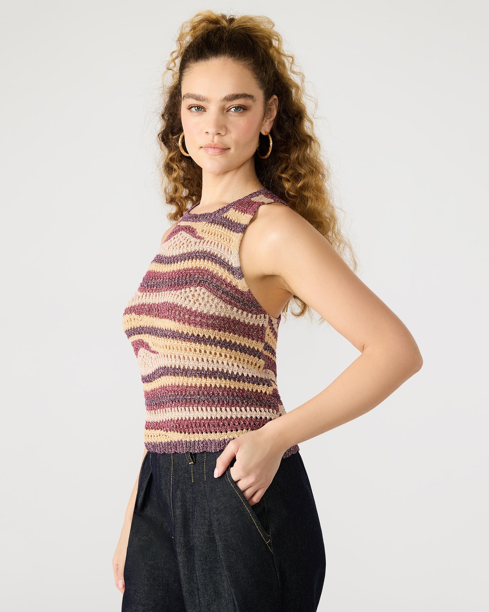 HANNAH TOP RED MULTI - Image 2
