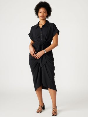TORI KNIT DRESS BLACK