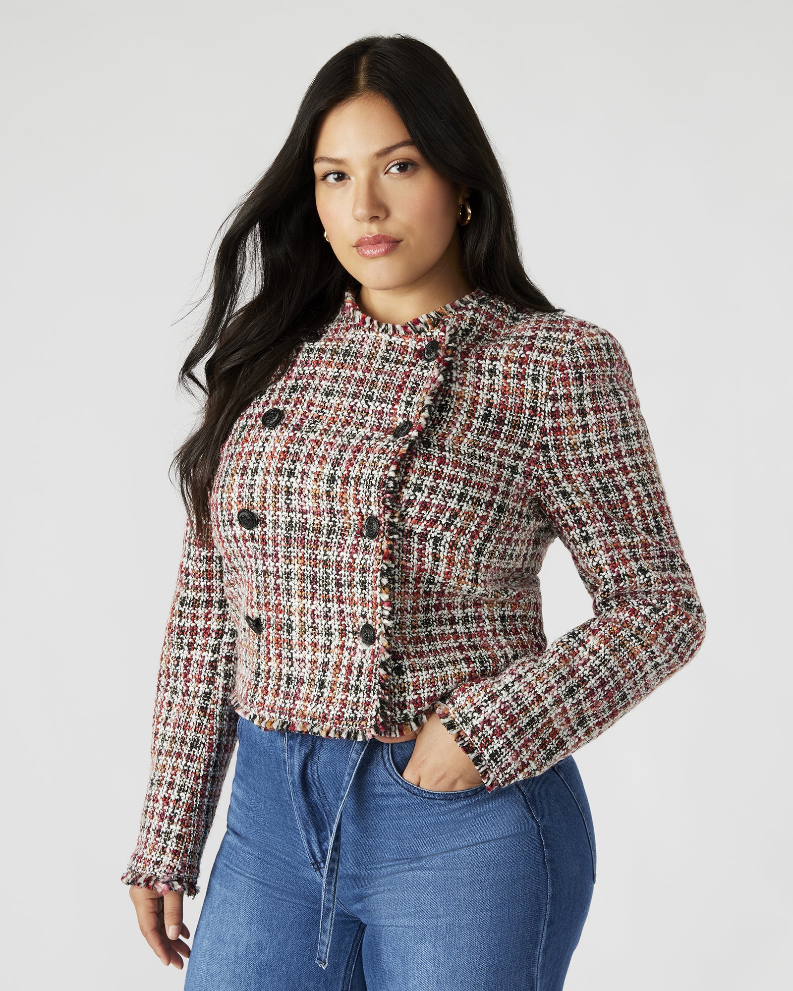 ANTOINETTE JACKET RED MULTI - Image 2