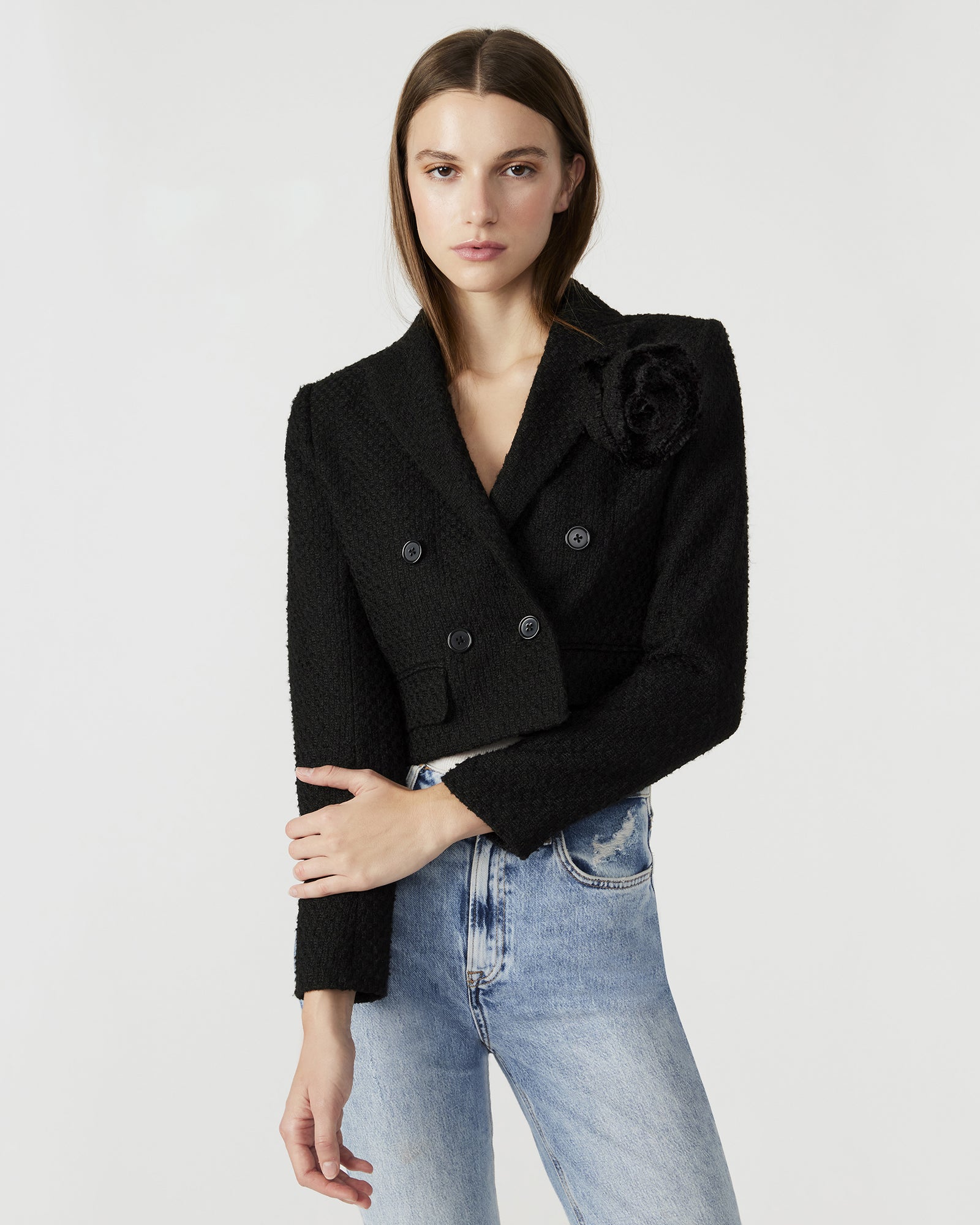 VIRGINIE BLAZER BLACK - Image 2