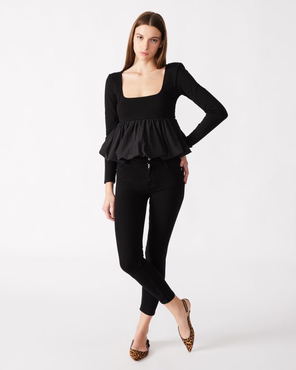 AVIELLE TOP BLACK - Image 4