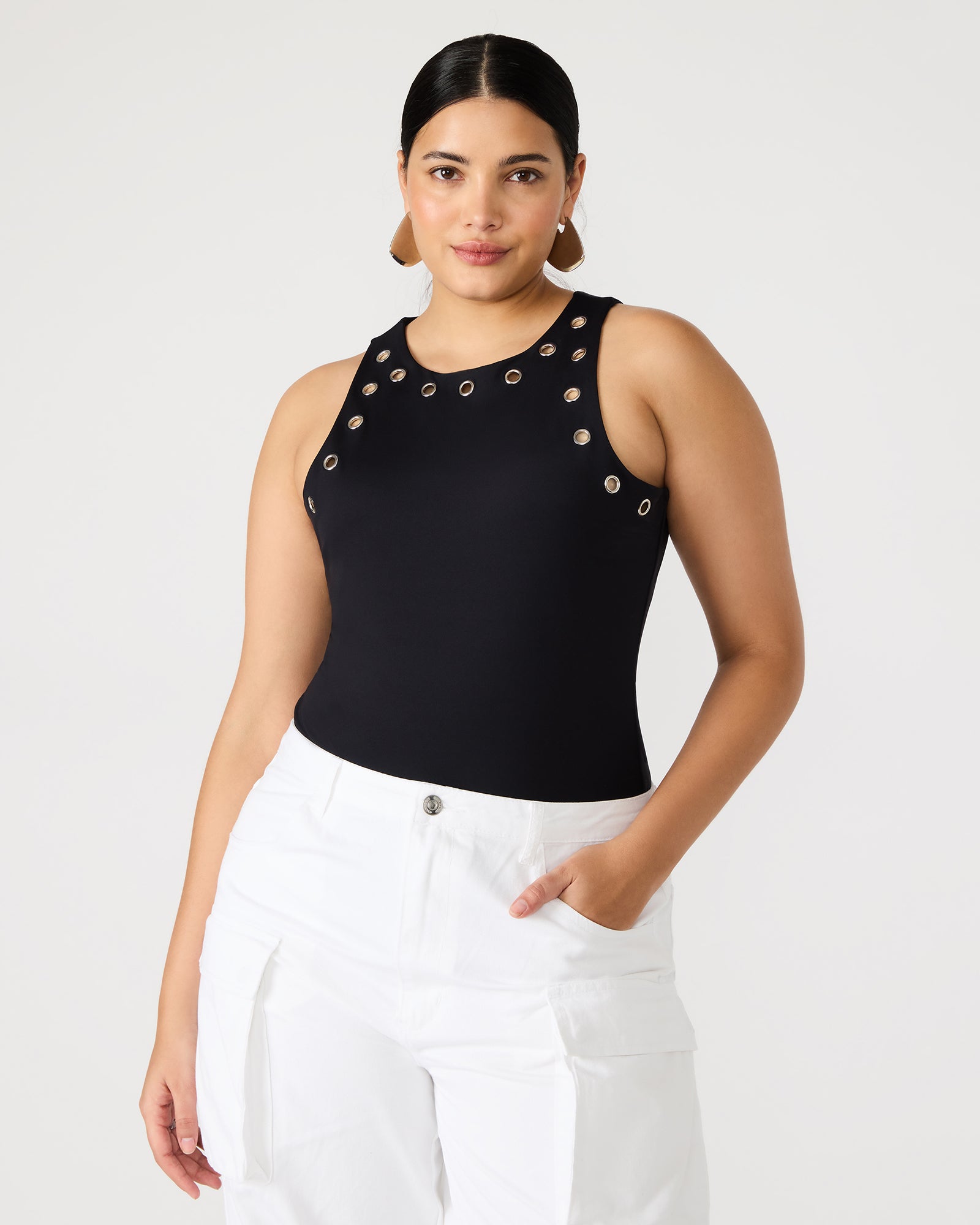 NICO GROMMET BODYSUIT BLACK - Image 2
