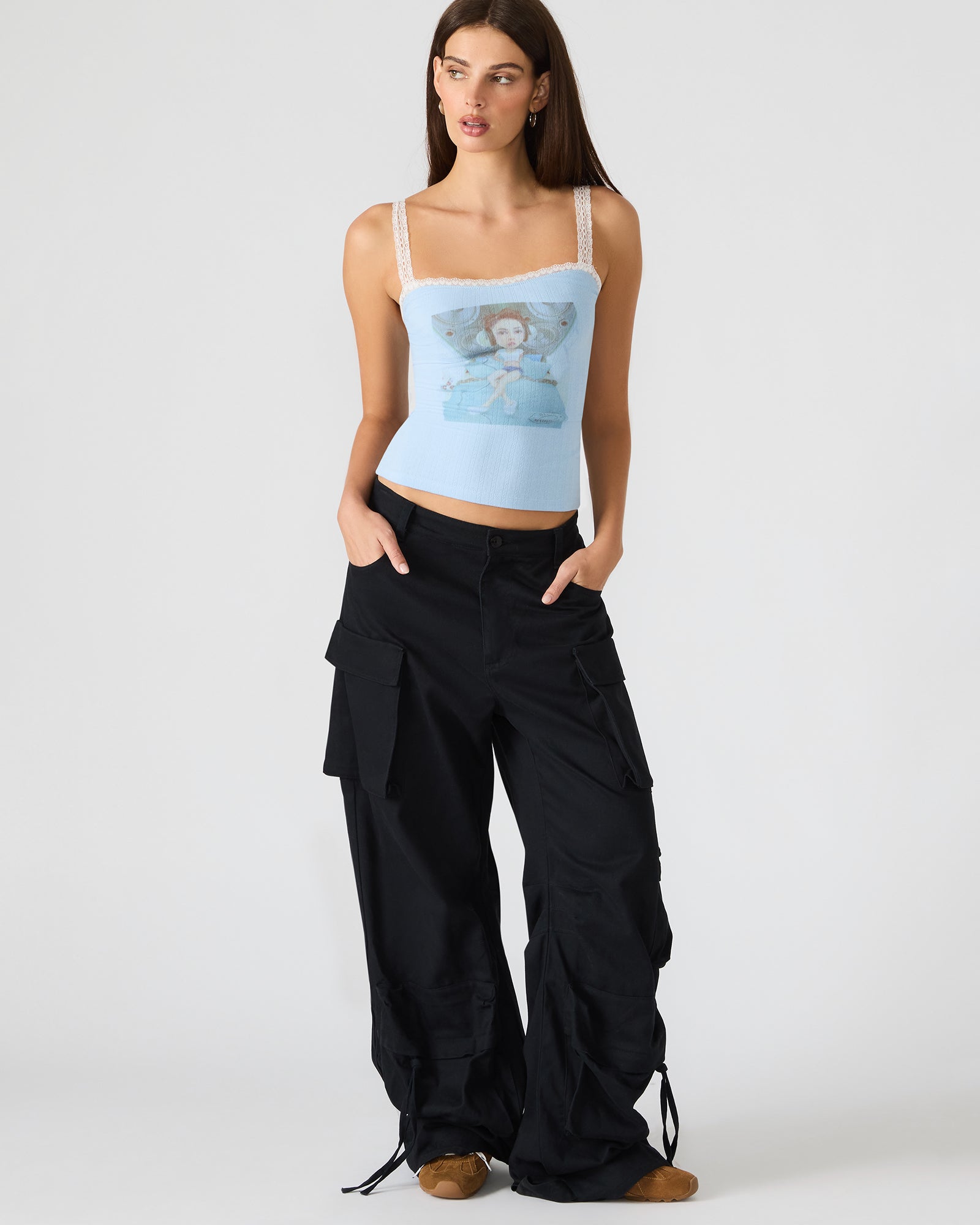 LOVE GOLDIE TANK SURF BLUE - Image 5