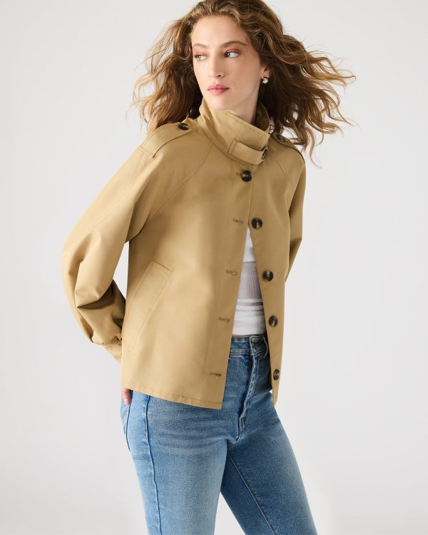 KAYLEE JACKET MEDIUM KHAKI - Image 3