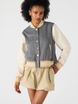 ROONEY JACKET HEATHER GREY