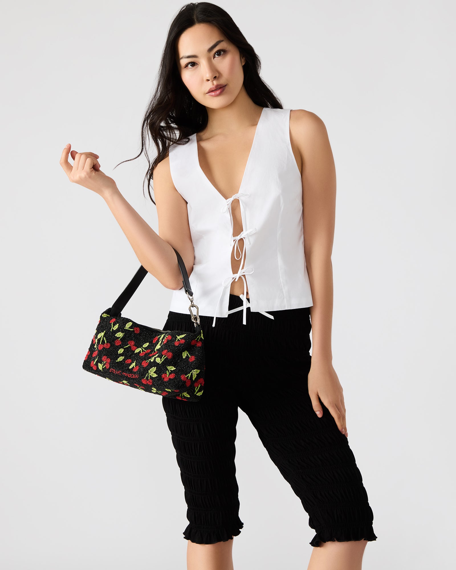 EMERSYN BEADED BAG BLACK MULTI - Image 2