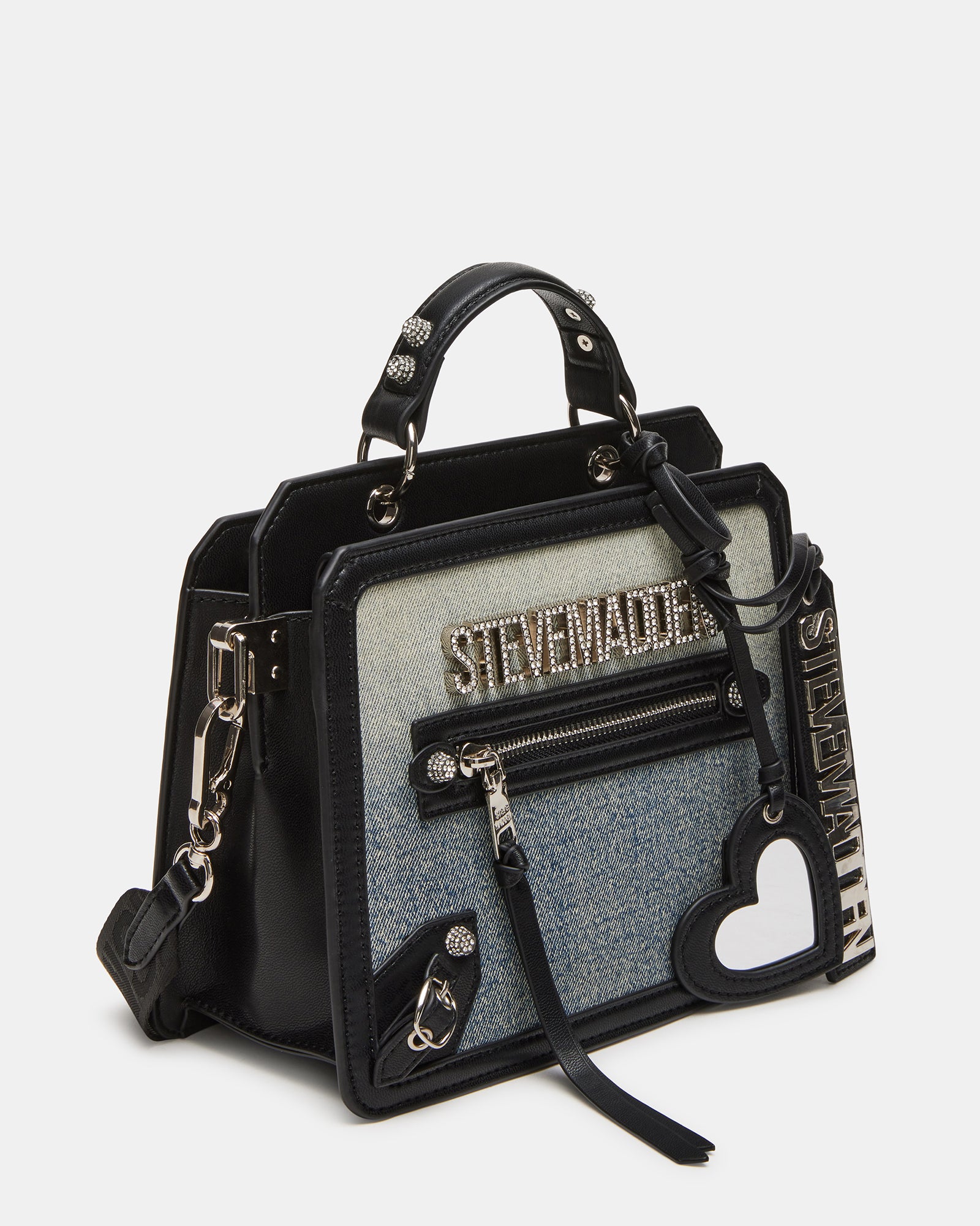 EVELYN CHARMS BAG DENIM FABRIC - Image 4