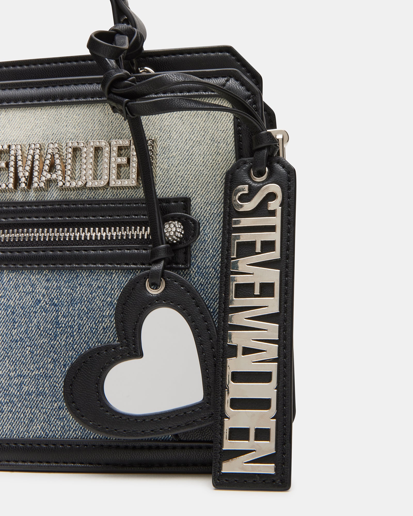 EVELYN CHARMS BAG DENIM FABRIC - Image 3
