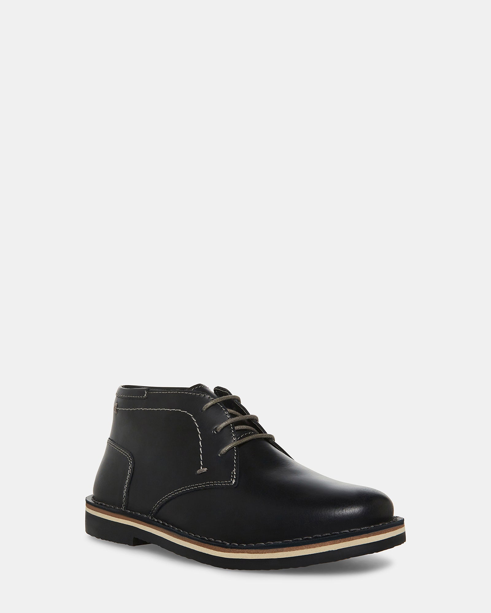 KIDS' HARKEEN BLACK LEATHER - Image 2