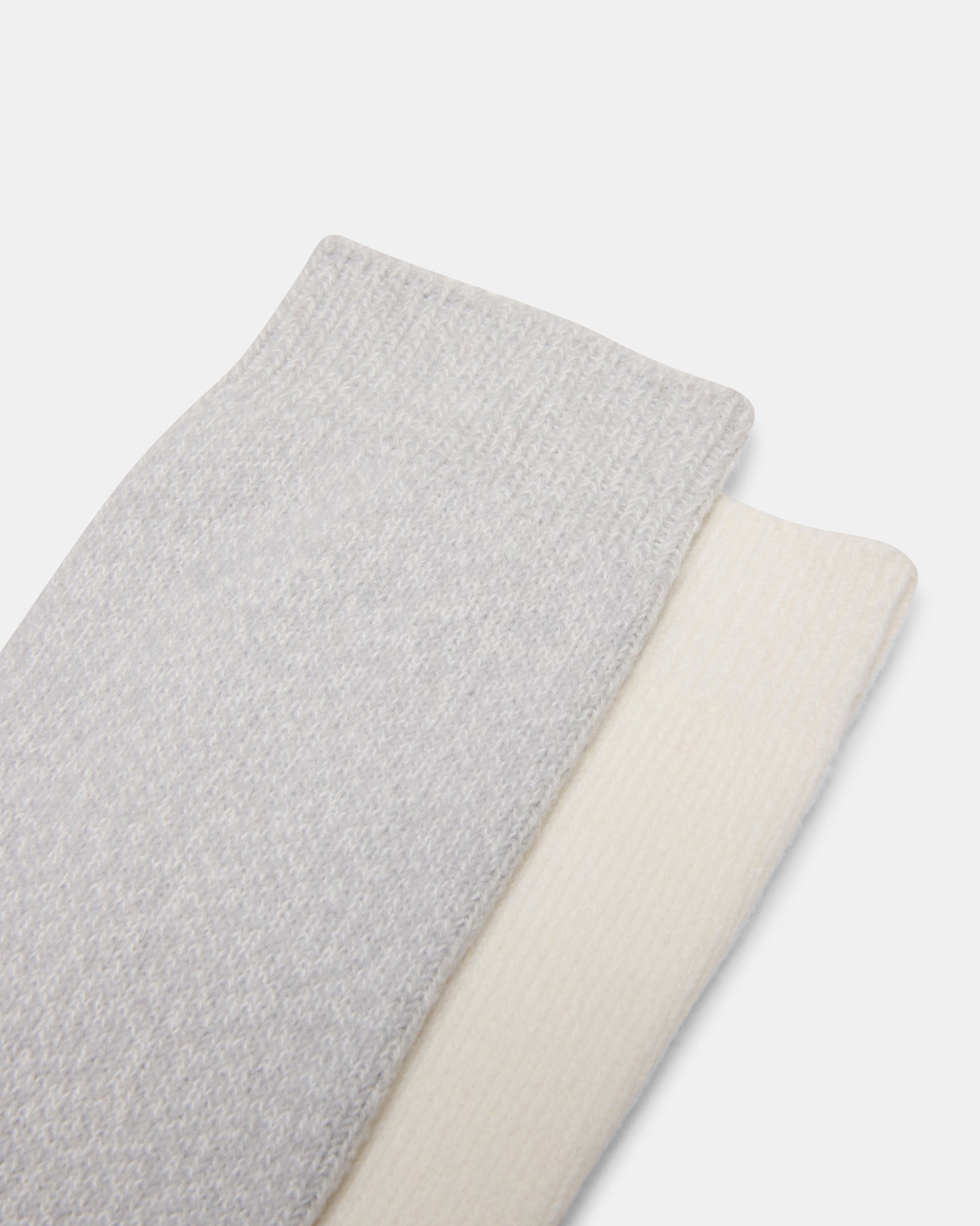 FALL 2 PACK MARLED KNEE HIGH SOCKS LIGHT GREY - Image 3