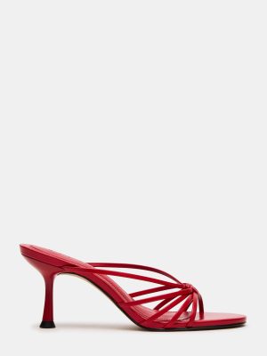 EDNA RED LEATHER