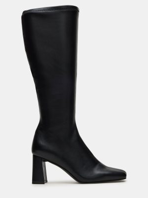 HOLLY BLACK WIDE CALF