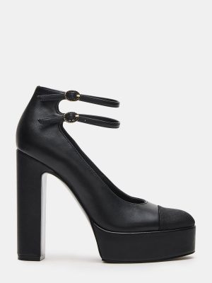 PEYTON BLACK LEATHER