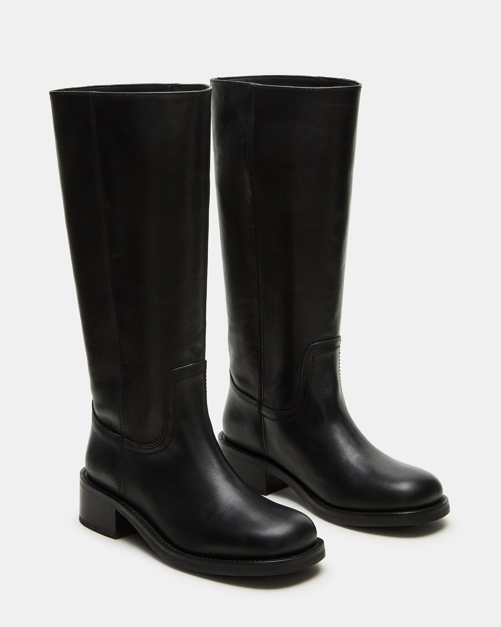 RIGGS BLACK LEATHER WIDE CALF - Image 3
