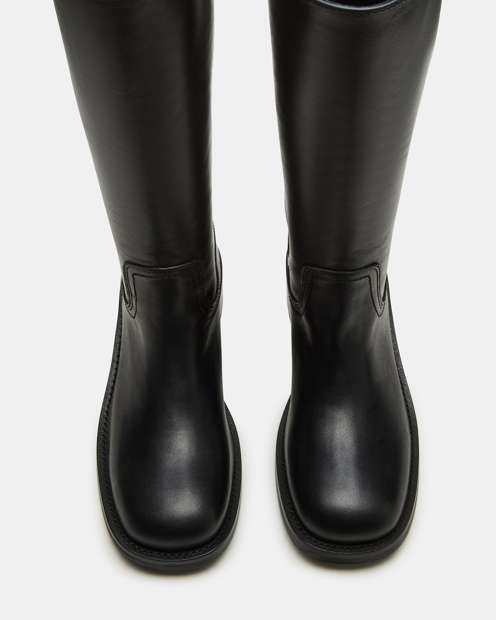 RIGGS BLACK LEATHER WIDE CALF - Image 5