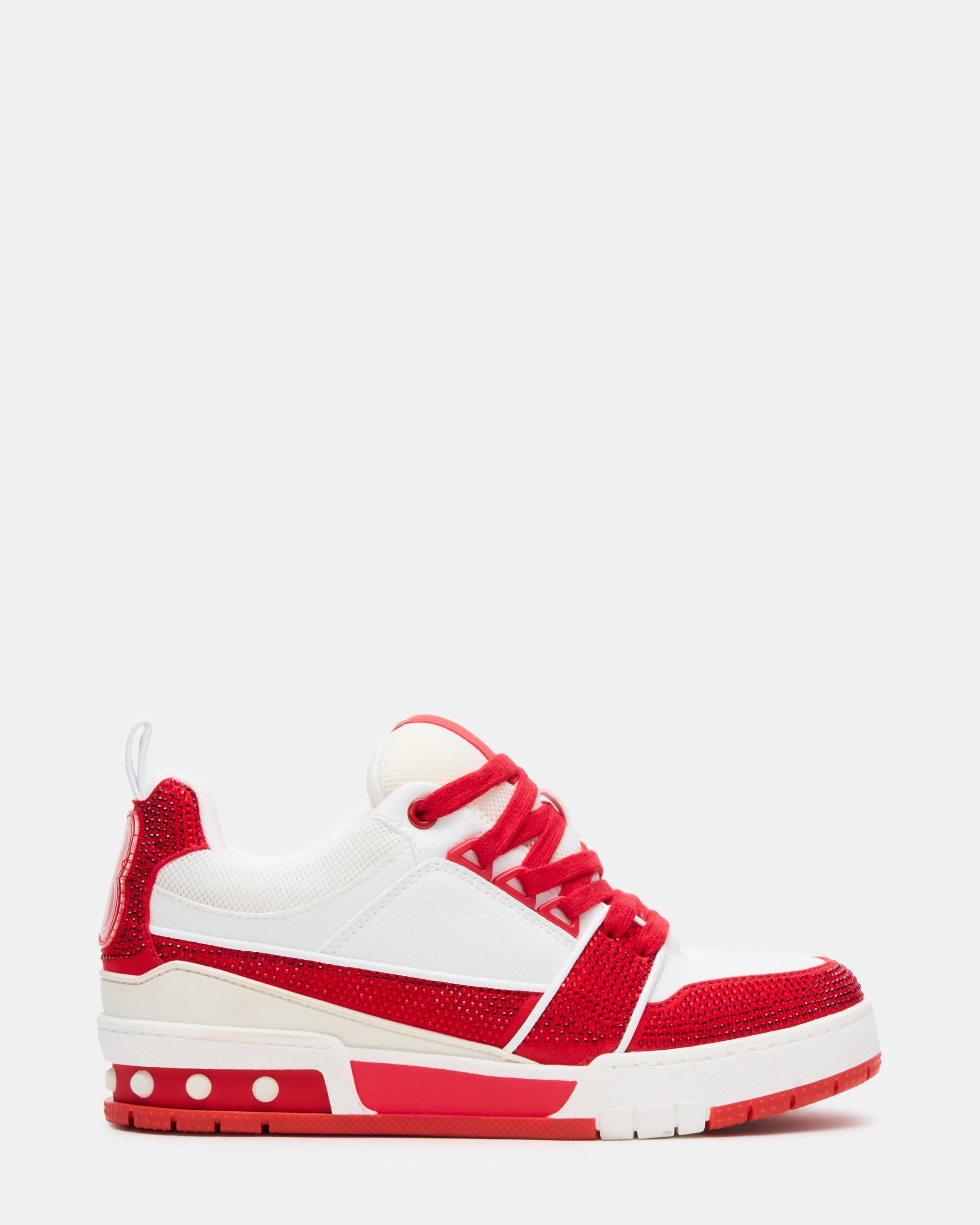 SKATER RED/WHITE RHINESTONES - Image 2