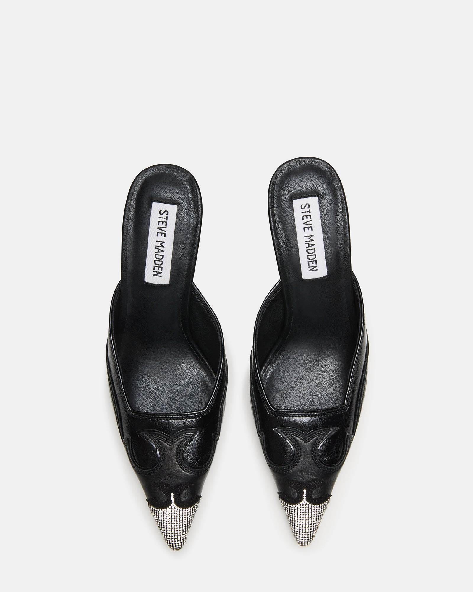 THORIN BLACK LEATHER RHINESTONES - Image 4